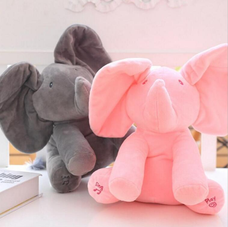Kiekeboe - Interactieve olifant knuffel