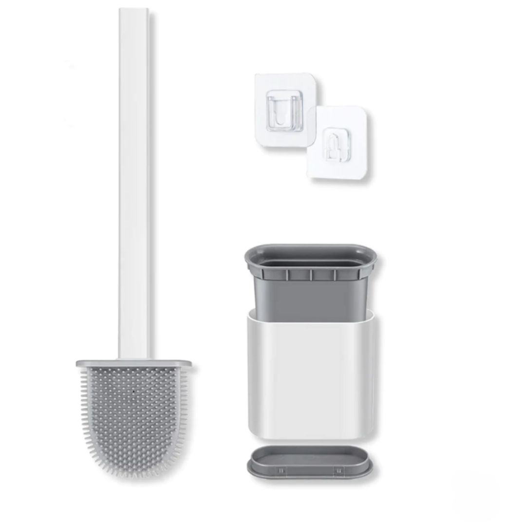 Stijlvolle siliconen toiletborstel | Hygiëne & gemak