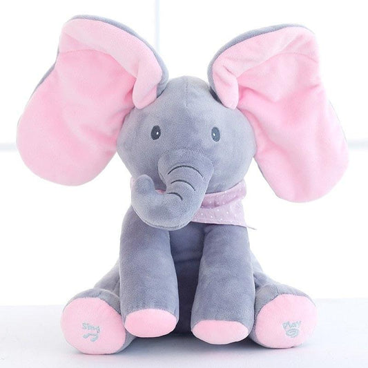 Kiekeboe - Interactieve olifant knuffel